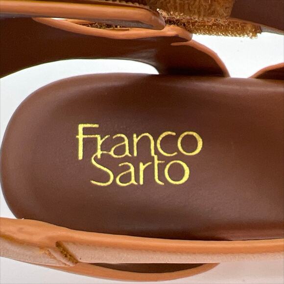 Franco Sarto Daven Sport Gladiator Mustard Yellow Tan Sandals Womens Size 7.5 - Picture 6 of 10